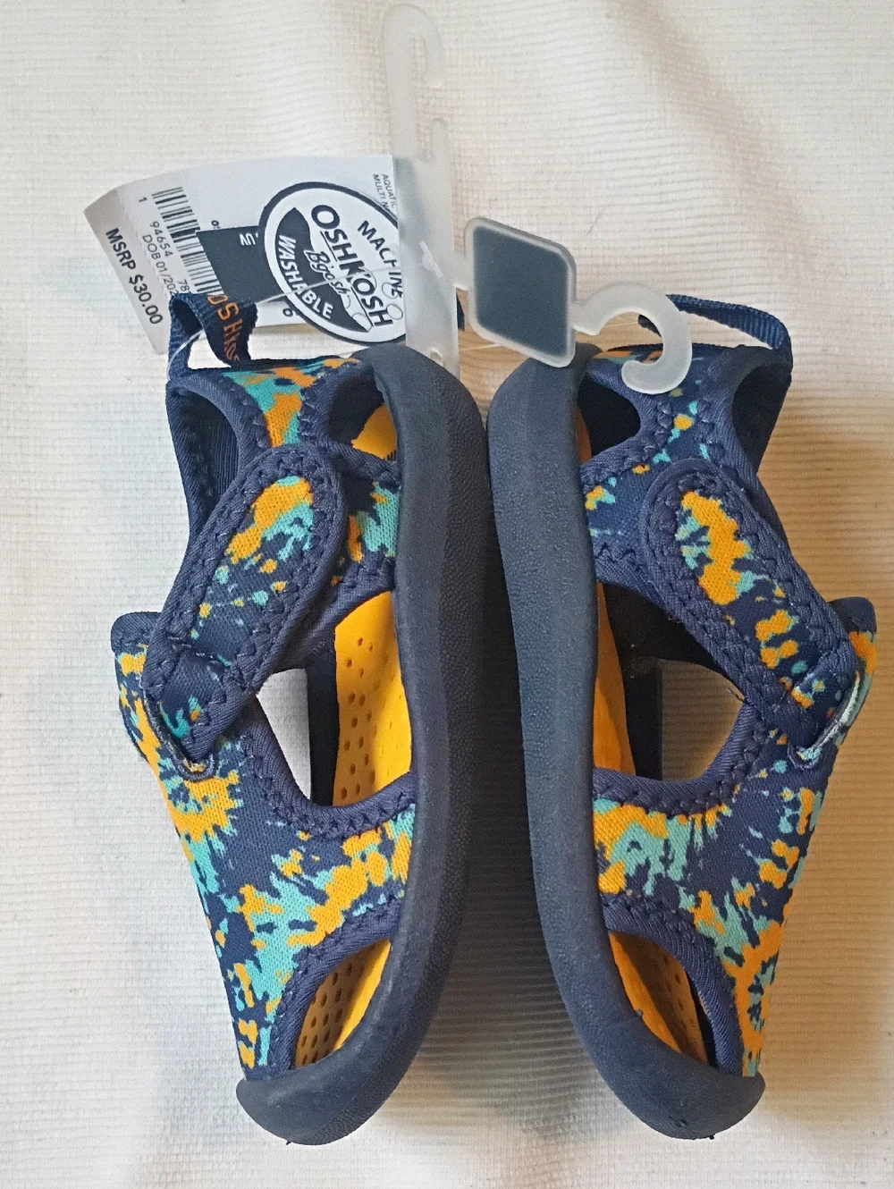 NWT Oshkosh Baby Tie Dye Water Shoes